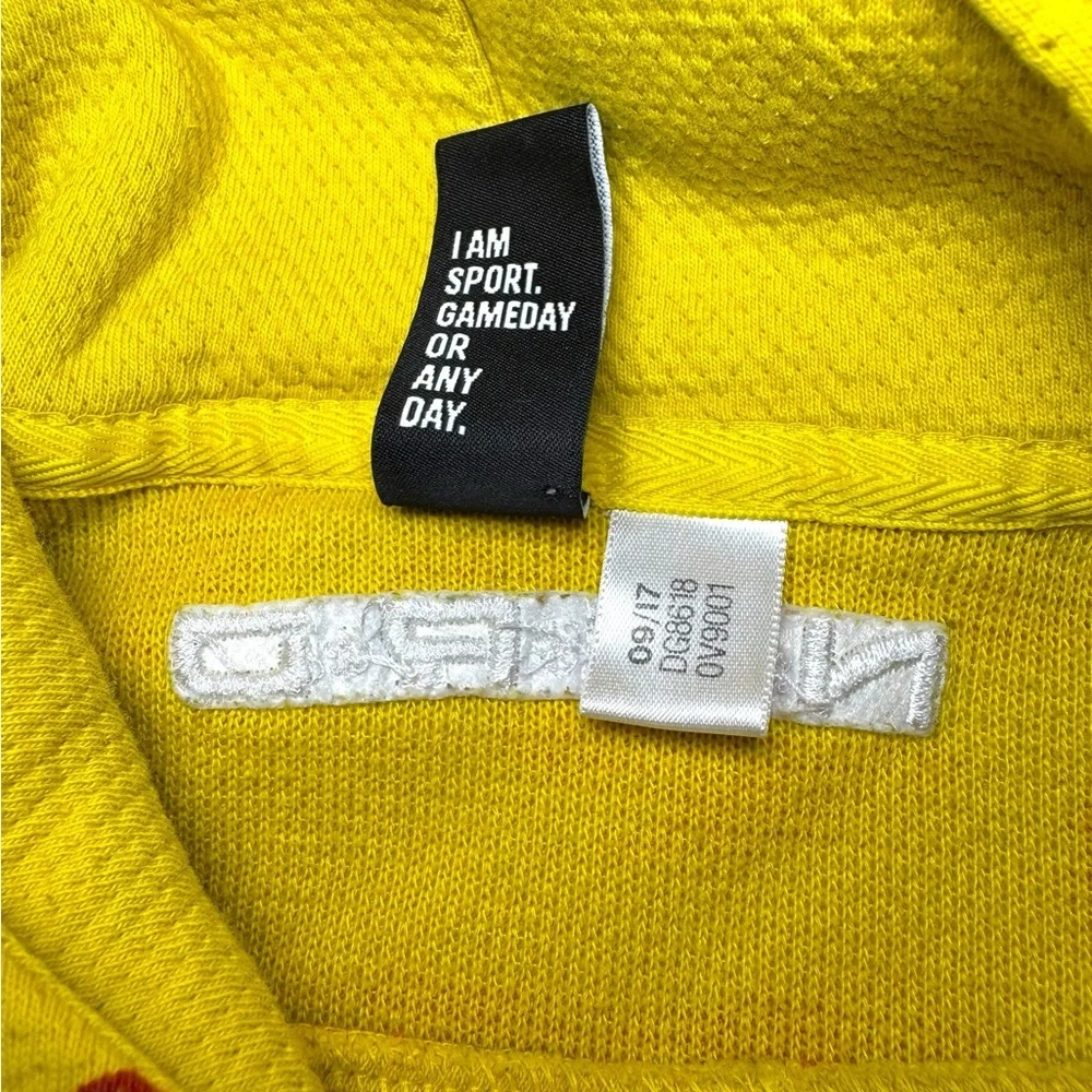 Adidas x Pharrell Williams NERD Yellow ERG Glo‎ Hoodie M